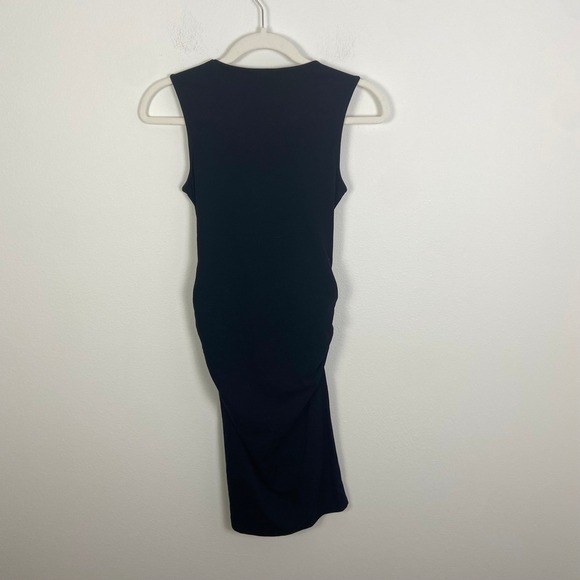 NWT Ripe XS Lift Up Nursing Dress Maternity Ruched Sleeveless Black Pregnancy - Picture 5 of 8